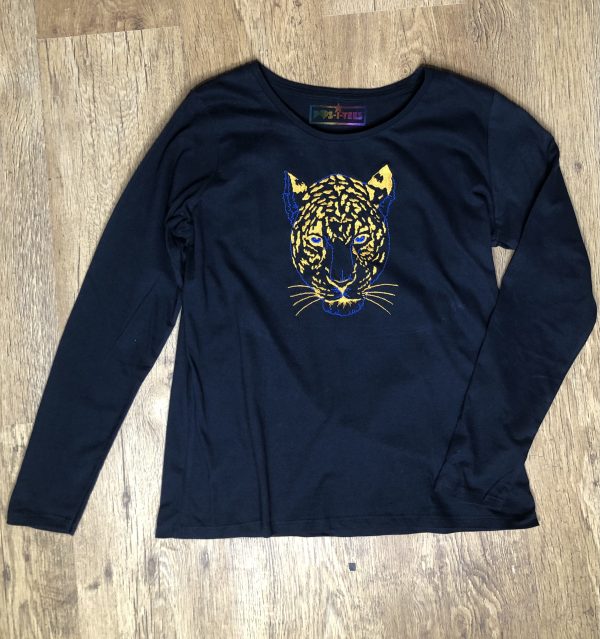 POS-I-TEES: Ladies Classic Embroidered Animal Print (Leopard) - Image 4