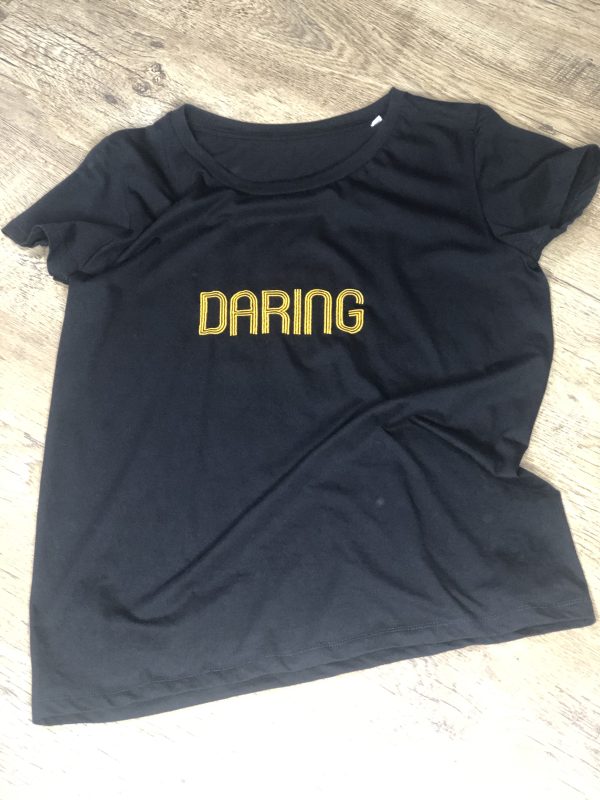 POS-I-TEES: Ladies Classic Slogan tee (embroidered) - Image 4