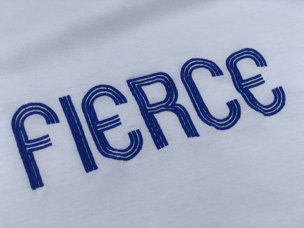 POS-I-TEES: Ladies Classic Slogan tee (embroidered) - Image 7
