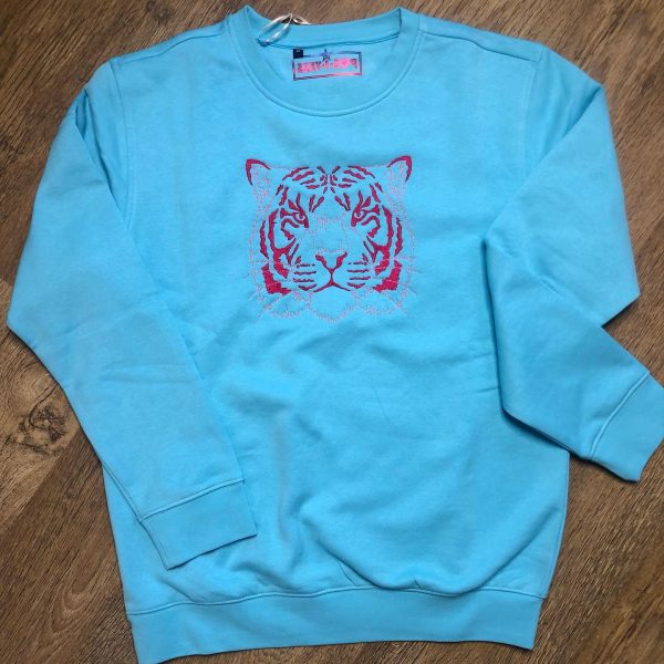 POS-I-TEES: Ladies Classic Embroidered Animal Print (Tiger) - Image 2
