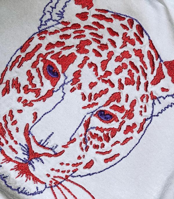 POS-I-TEES: Ladies Classic Embroidered Animal Print (Leopard) - Image 10